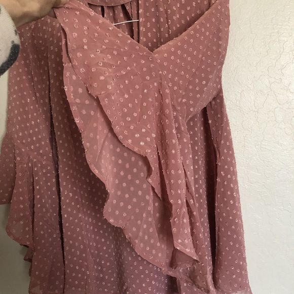 Band of Gypsies Blouse Women Blush Medium NWT - Picture 3 of 12